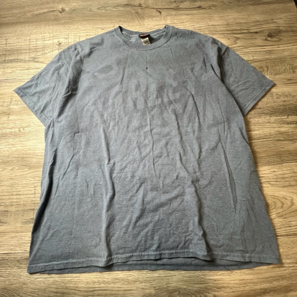 Harley-Davidson T-Shirt Mens 2XL Blue‎ Madison Wisconsin Graphic RK Stratman U53
